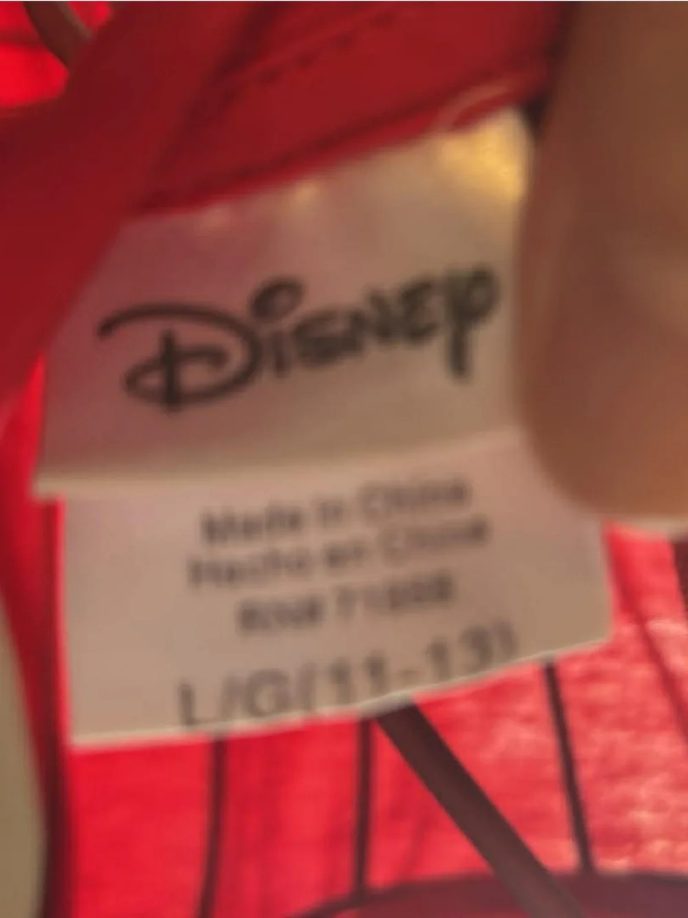 Disney Minnie Mouse Red Graphic Sleep Tank - Picture 4 of 4